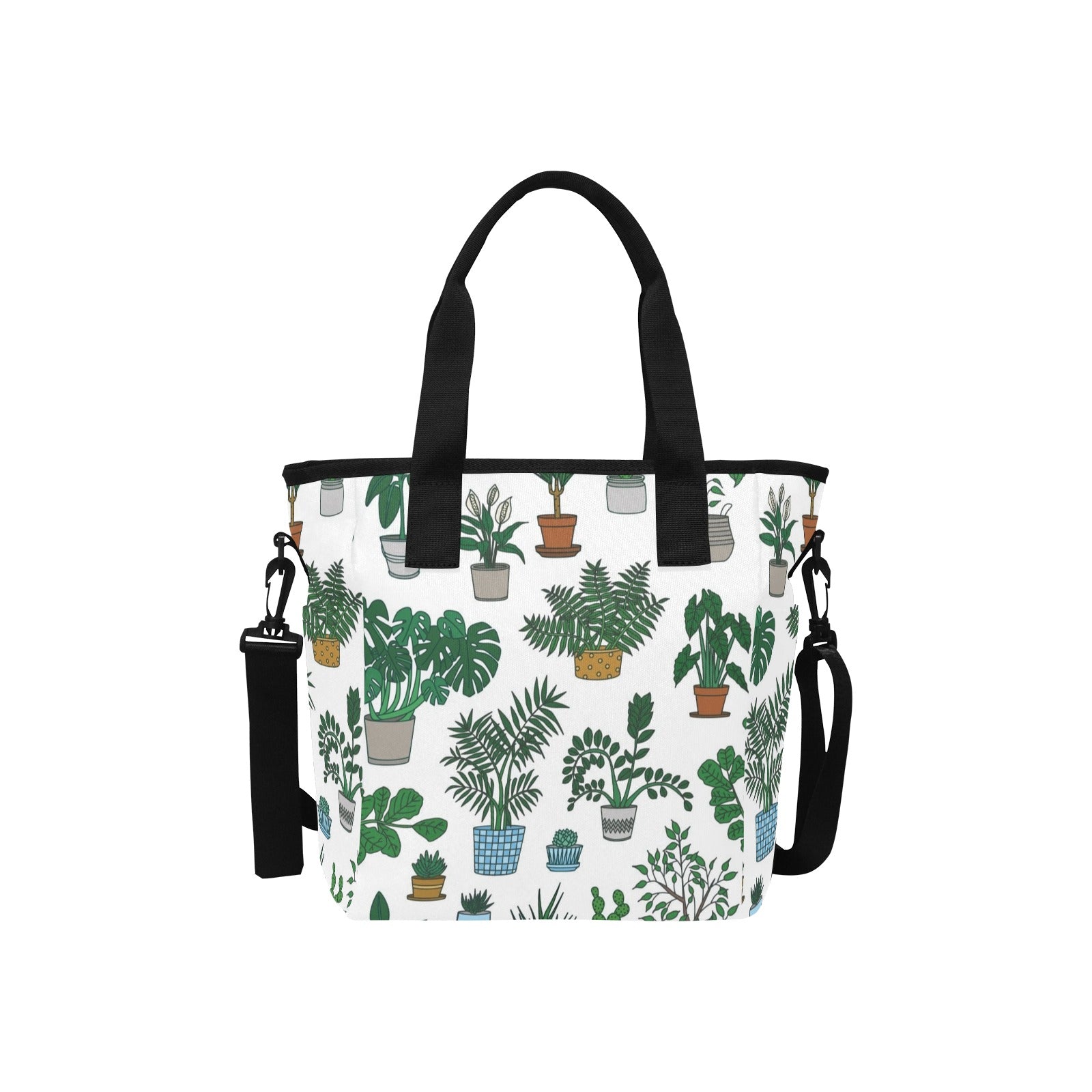 Plant Lover - Tote Bag with Shoulder Strap Nylon Tote Bag