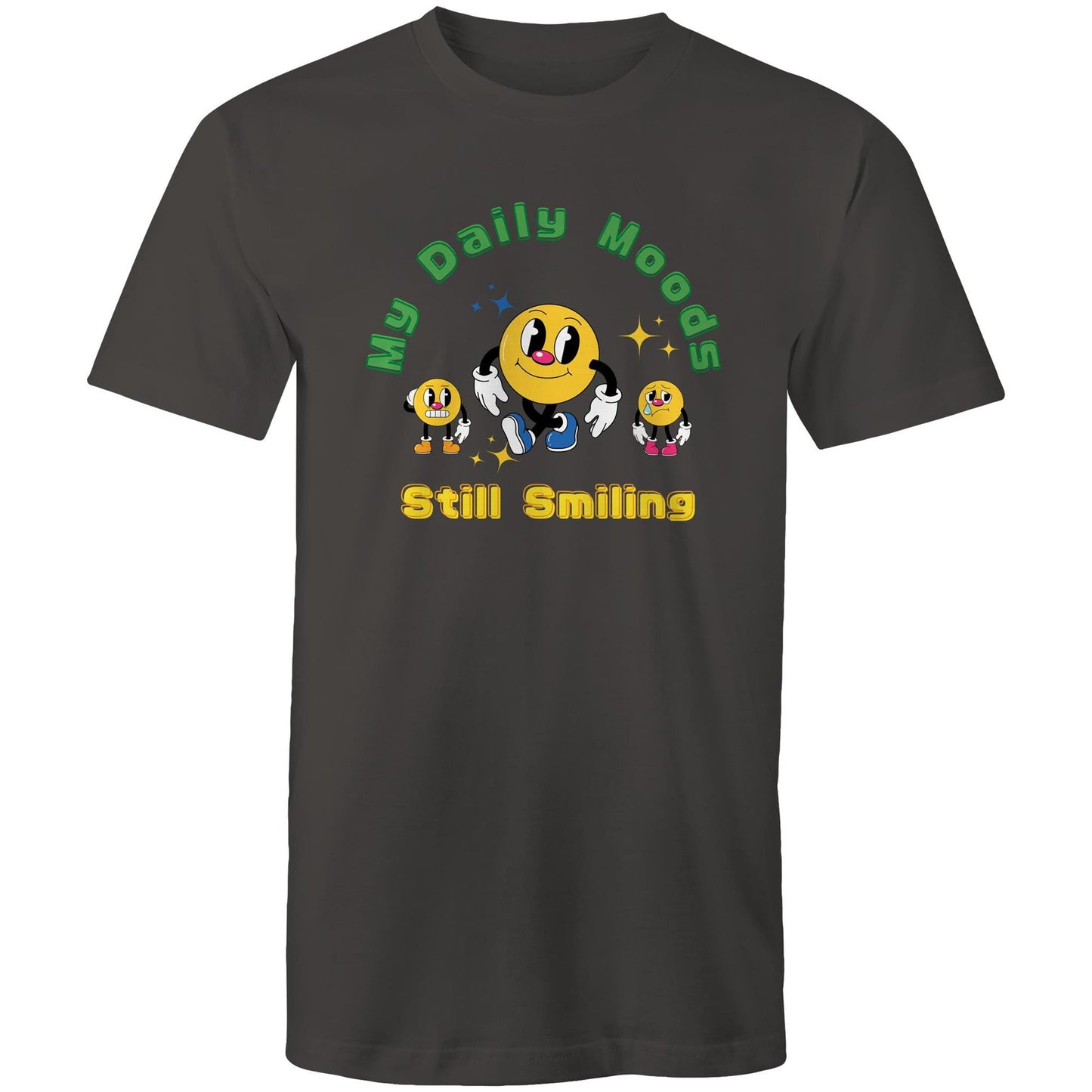 My Daily Moods - Mens T-Shirt Charcoal Mens T-shirt