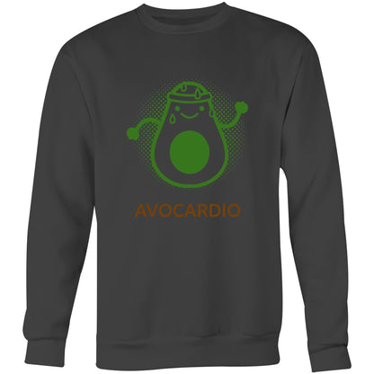 Avocardio - Crew Sweatshirt Coal Sweatshirt Mens Womens