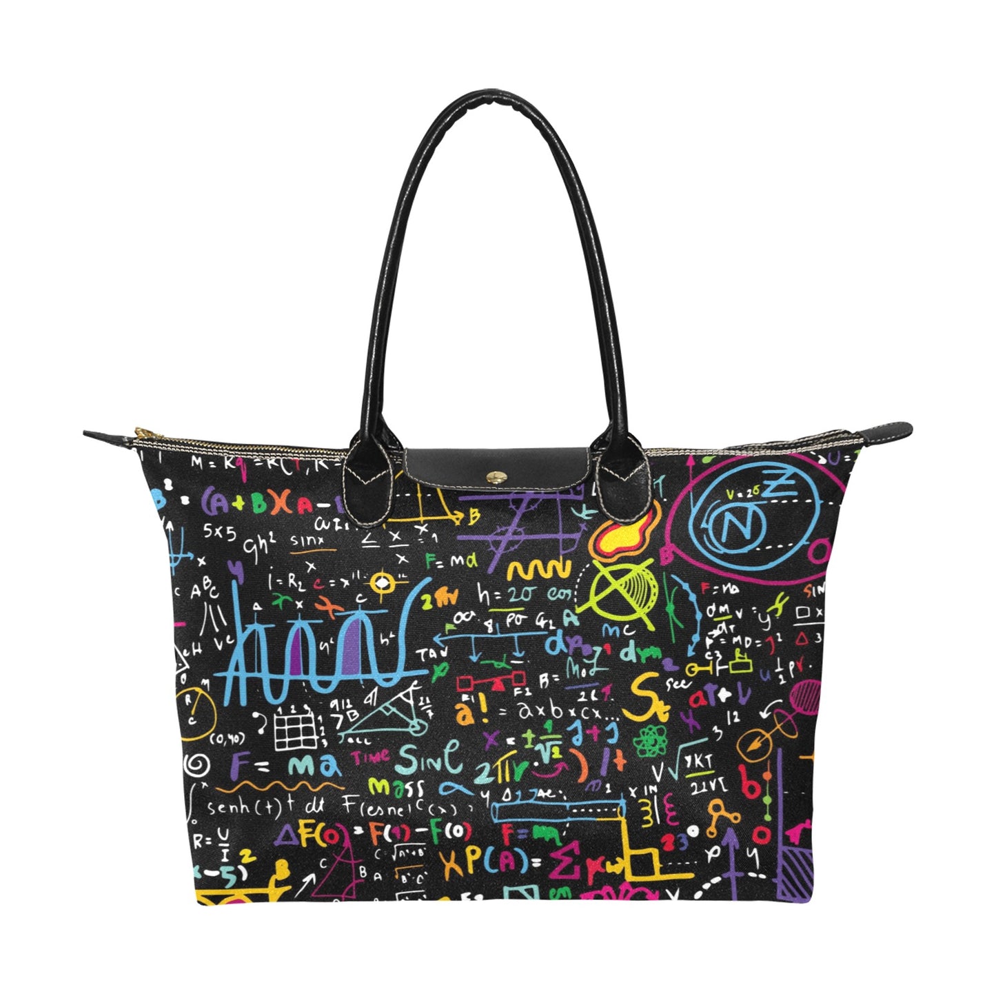 Math Scribbles - Single-Shoulder Handbag Single Shoulder Handbag Printed Offshore