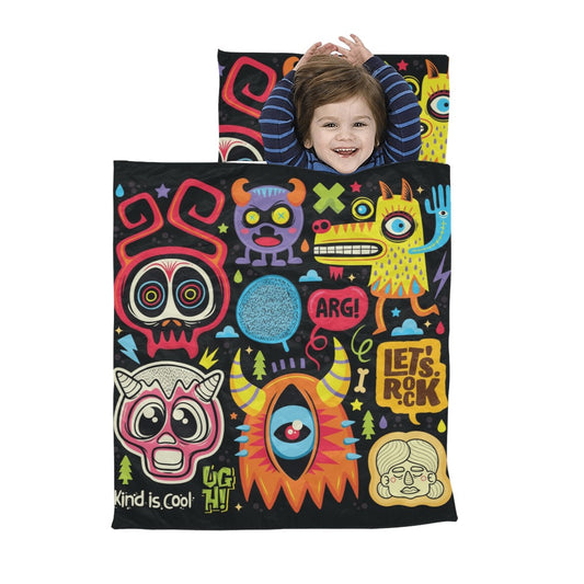 Monster Kids - Kids' Sleeping Bag Kids Sleeping Bag Sci Fi