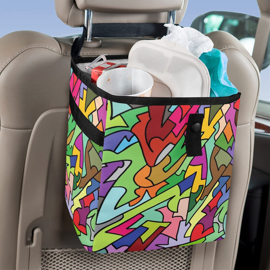 Bright Abstract - Car Trash Bag Car Trash Bag