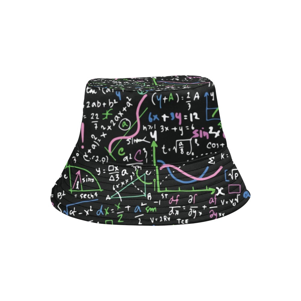 Equations In Green And Pink - Bucket Hat Bucket Hat for Women Maths Printed Offshore Science