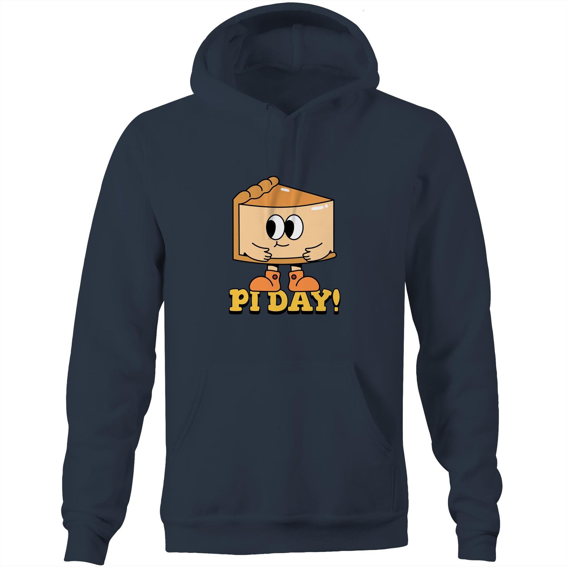 Pi Day - Pocket Hoodie Sweatshirt Navy Hoodie Maths Science