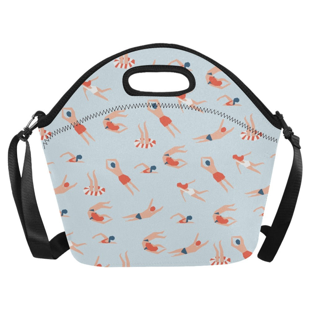 Summer Swim - Neoprene Lunch Bag/Large Neoprene Lunch Bag/Large Summer