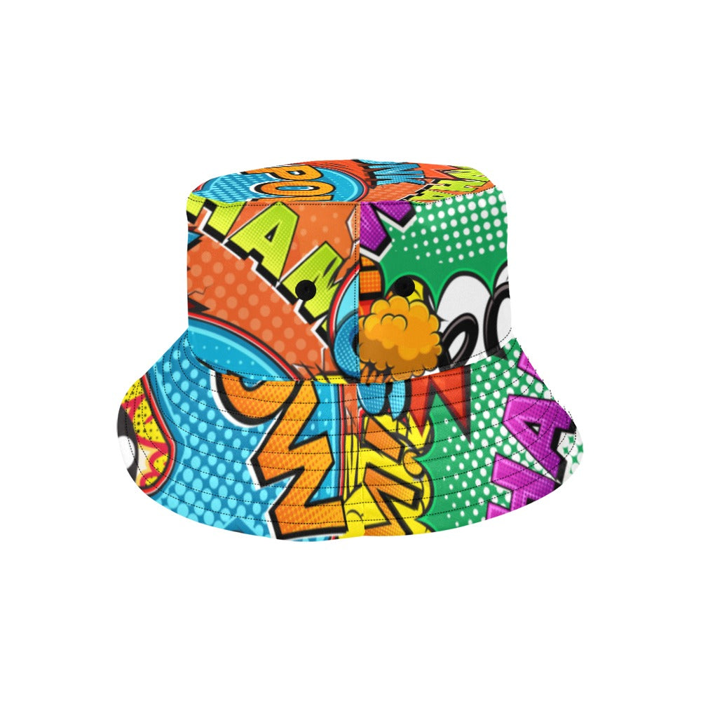 Comic Book 2 - Bucket Hat for Men All Over Print Bucket Hat for Men comic Printed Offshore