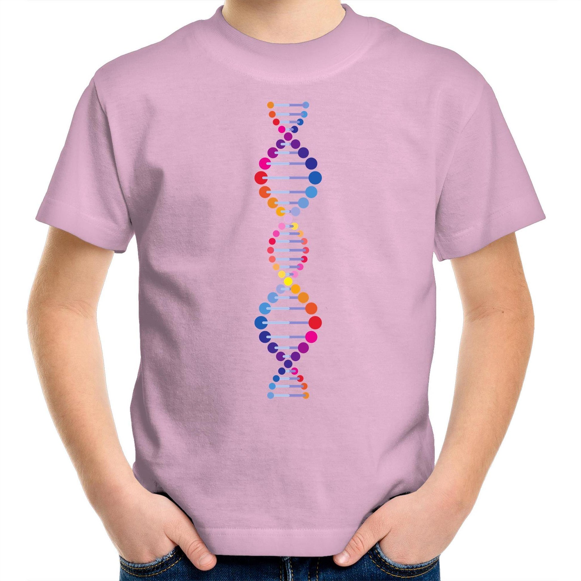 DNA - Kids Youth Crew T-Shirt Pink Kids Youth T-shirt Science