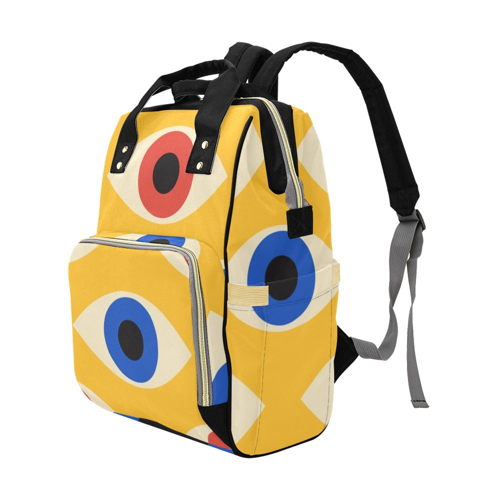 Eyes on Yellow - Multi-Function Backpack Multifunction Backpack