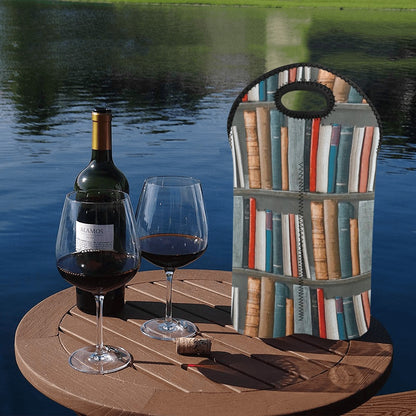 Books - 2-Bottle Neoprene Wine Bag 2 Bottle Wine Bag Printed Offshore