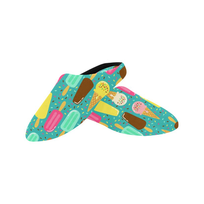 Ice Cream - Women's Non-Slip Cotton Slippers Women's Non-Slip Cotton Slippers Food Printed Offshore