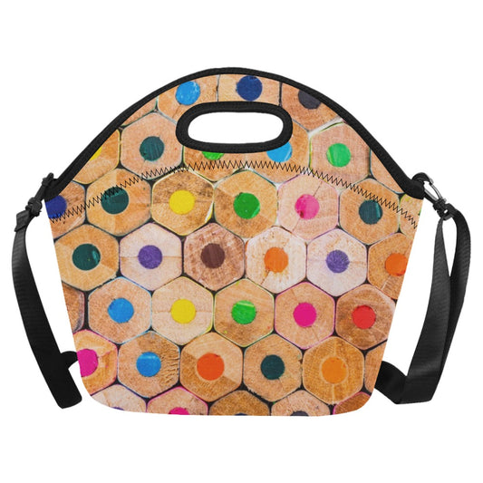 Pencils - Neoprene Lunch Bag/Large Neoprene Lunch Bag/Large