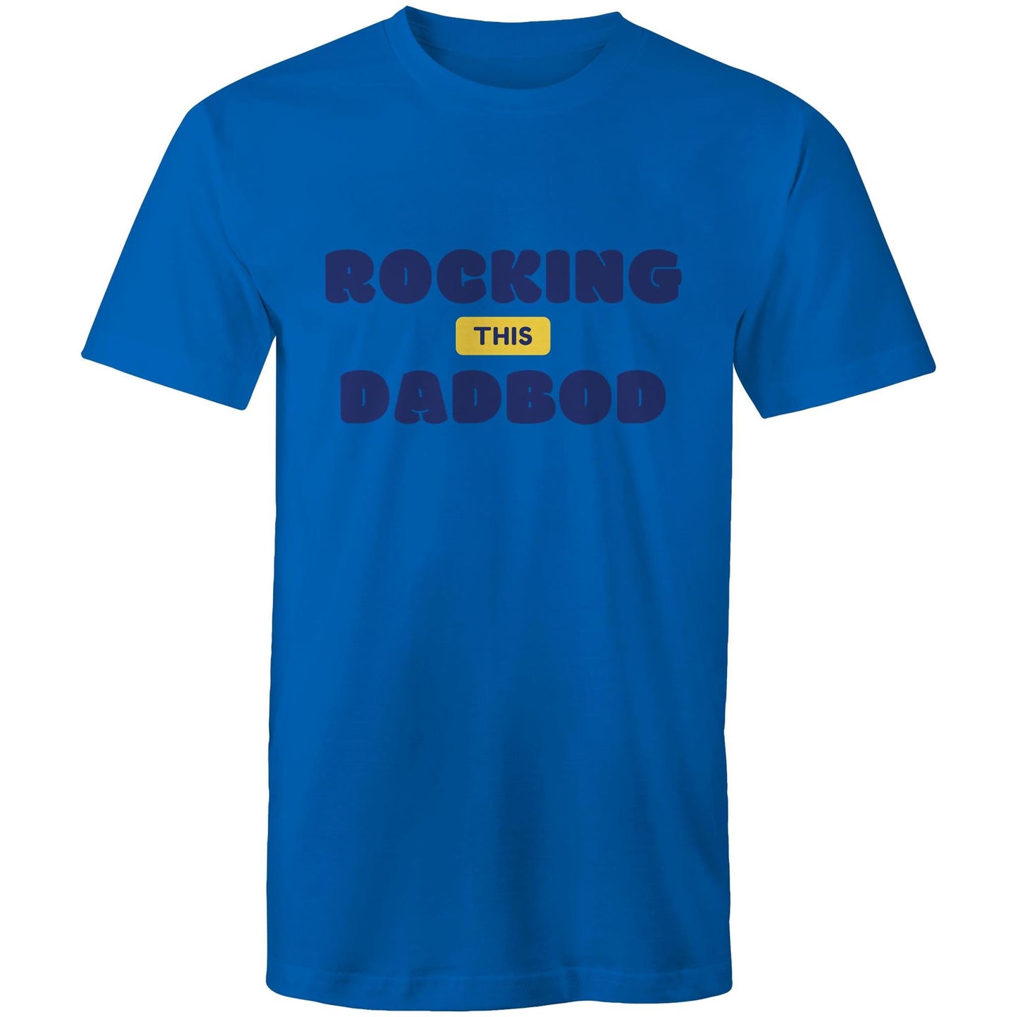 Rocking This DadBod - Mens T-Shirt Bright Royal Mens T-shirt Dad