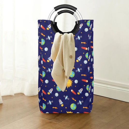 Busy Space - Square Laundry Bag Square Laundry Bag Printed Offshore