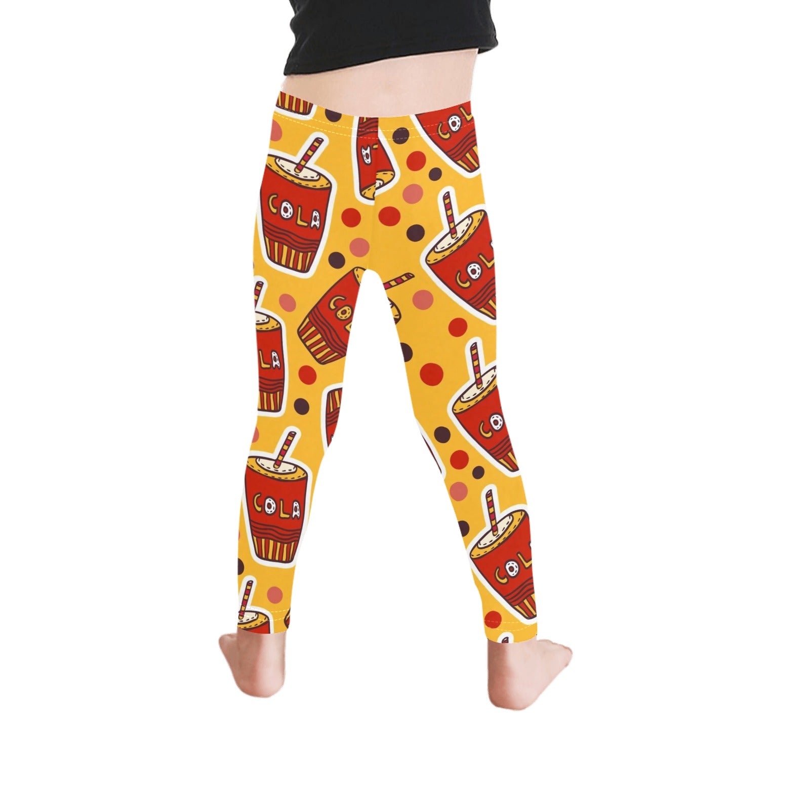 Cola - Kid's Ankle Length Leggings Kids Leggings