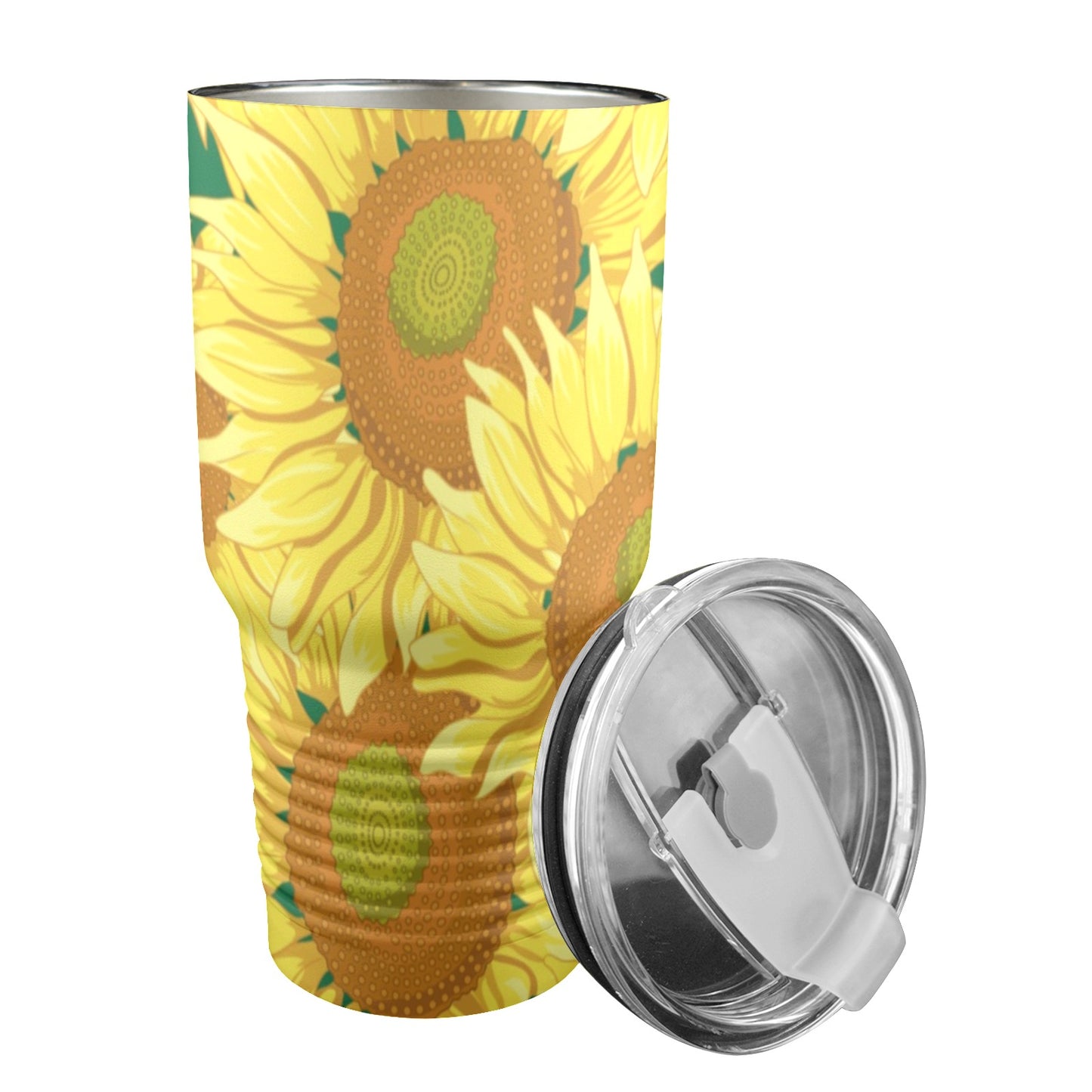 Sunflowers - 30oz Insulated Stainless Steel Mobile Tumbler 30oz Insulated Stainless Steel Mobile Tumbler Plants