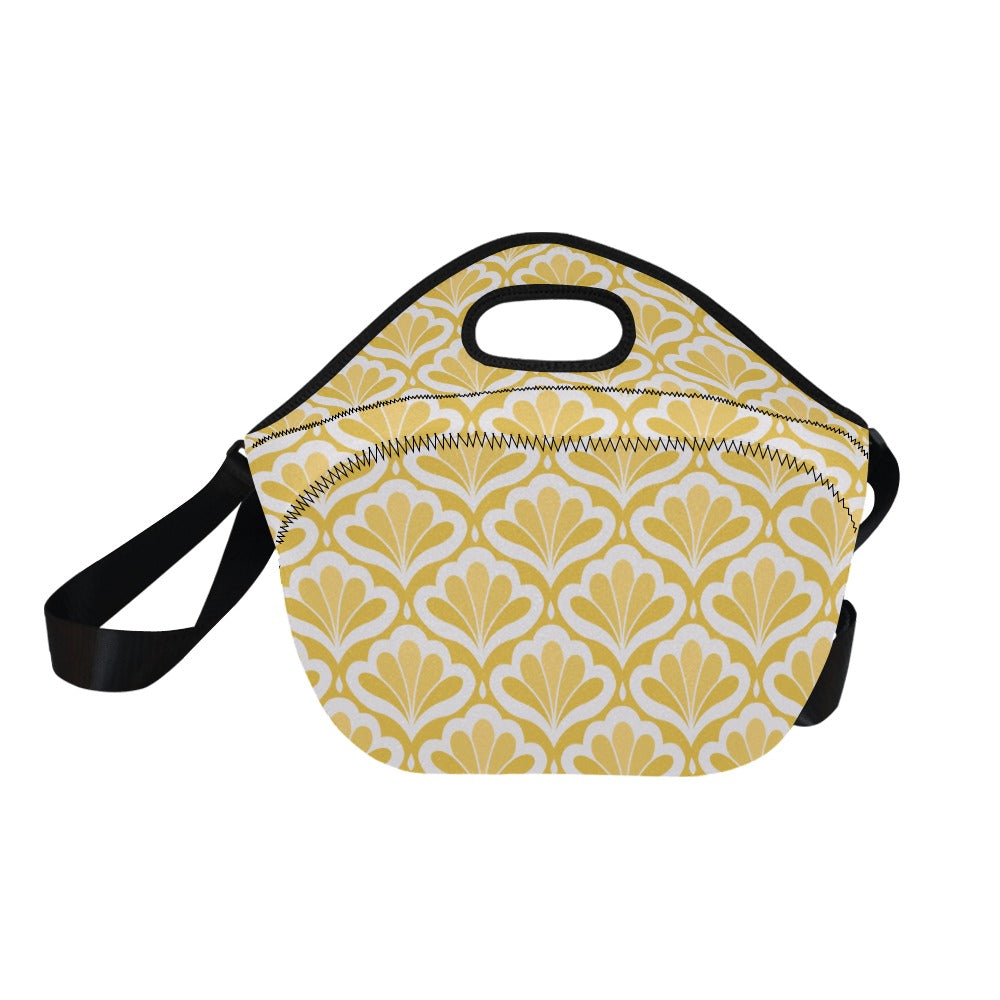 Yellow Pattern - Neoprene Lunch Bag/Large Neoprene Lunch Bag/Large Printed Offshore