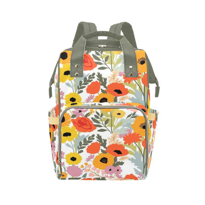 Fun Floral - Multi-Function Backpack Multifunction Backpack