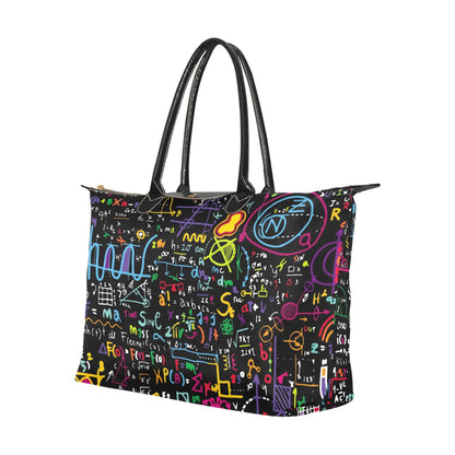 Math Scribbles - Single-Shoulder Handbag Single Shoulder Handbag Printed Offshore