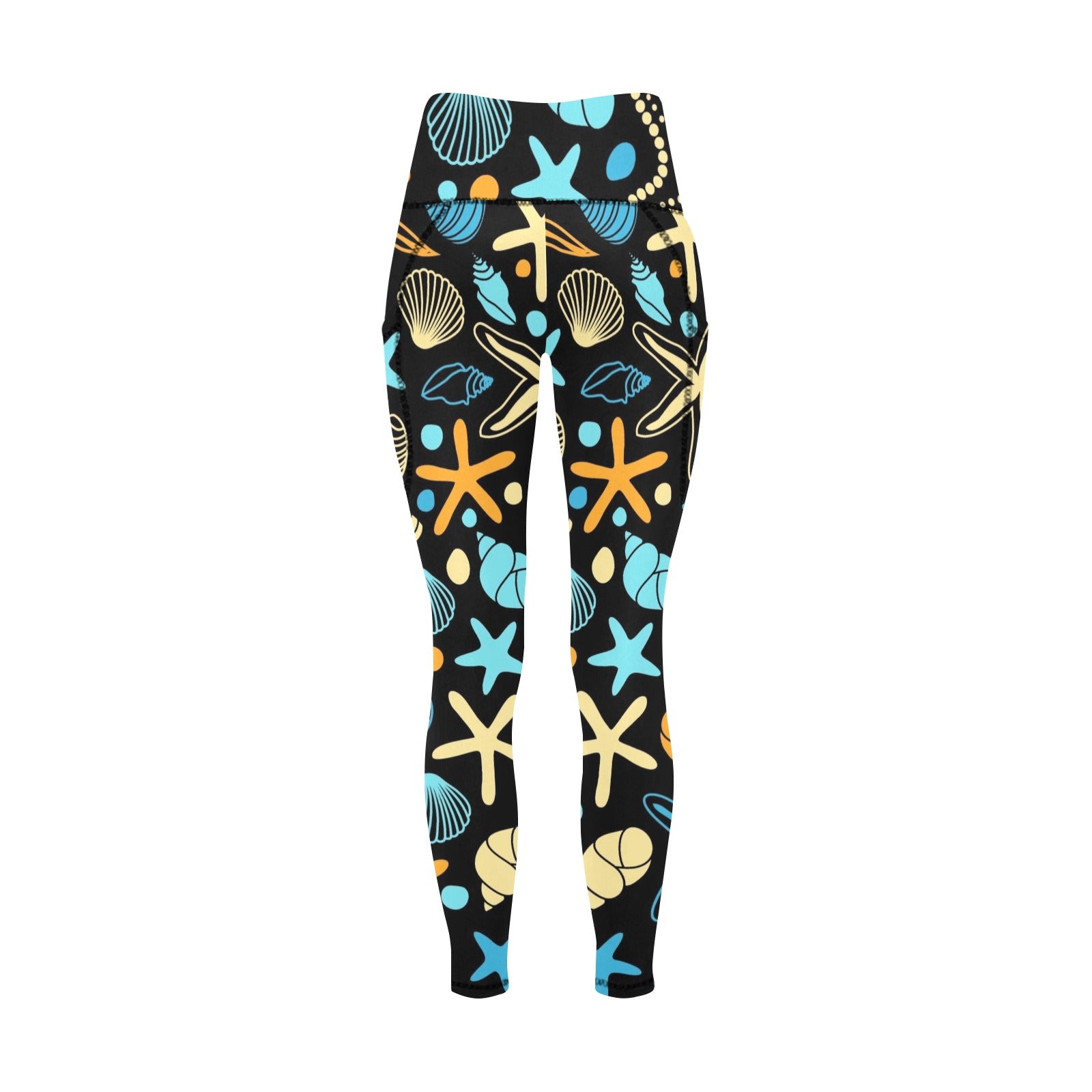 Starfish And Shells - Women's Leggings with Pockets Women's Leggings with Pockets S - 2XL