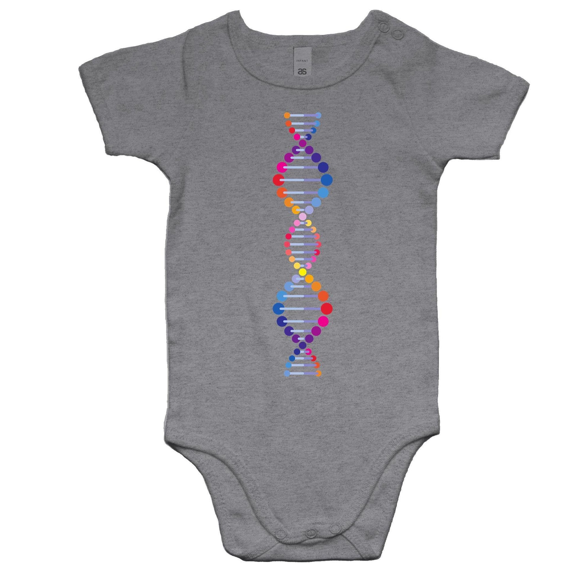 DNA - Baby Bodysuit Grey Marle Baby Bodysuit kids Science