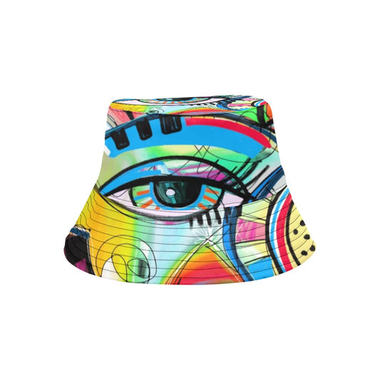 Graffiti Bird Smaller - Bucket Hat for Men All Over Print Bucket Hat for Men animal Printed Offshore