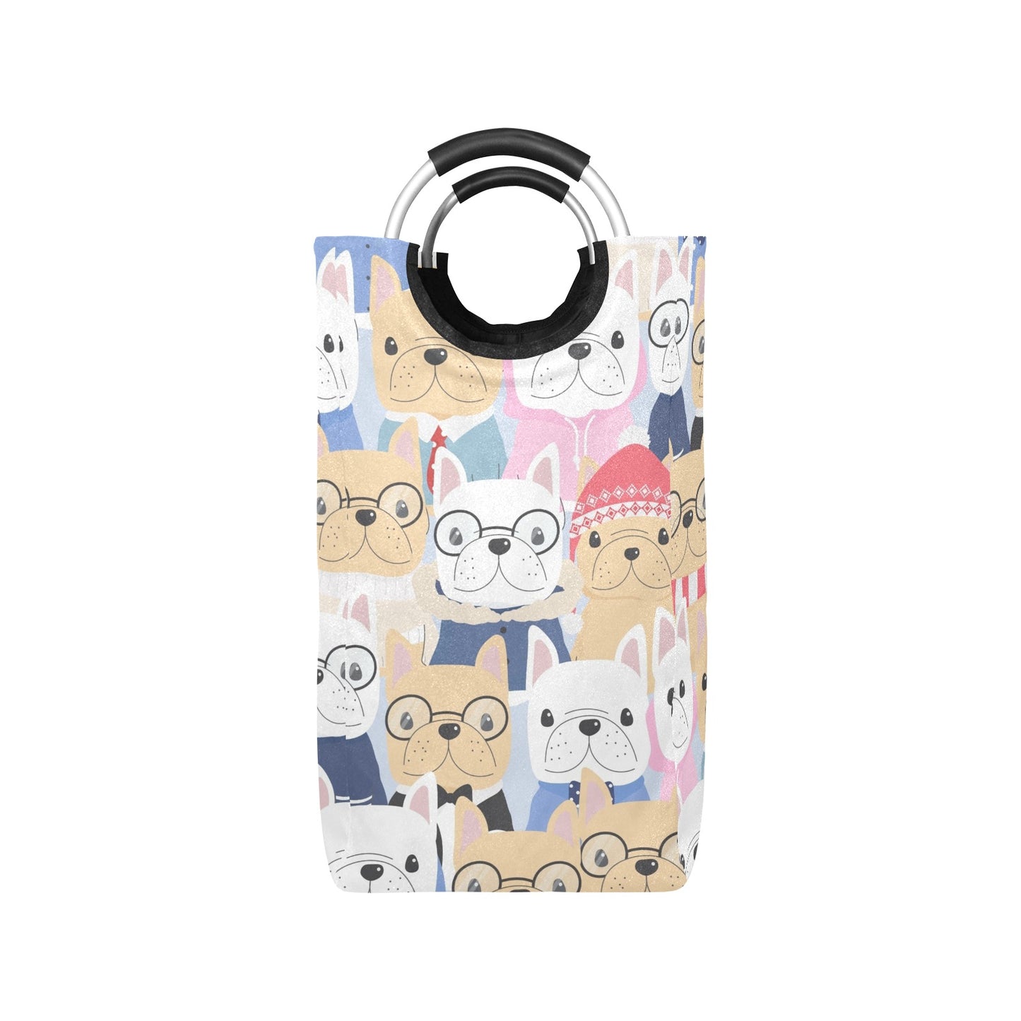 Dog Crowd - Square Laundry Bag Square Laundry Bag Printed Offshore