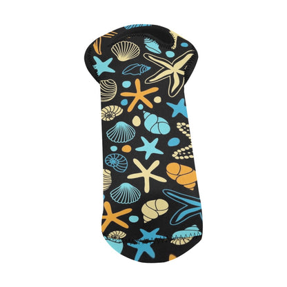 Starfish And Shells - Neoprene Wine Bag Wine Bag Printed Offshore