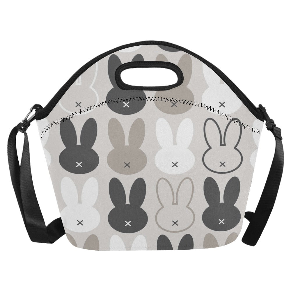 Bunny - Neoprene Lunch Bag/Large Neoprene Lunch Bag/Large animal