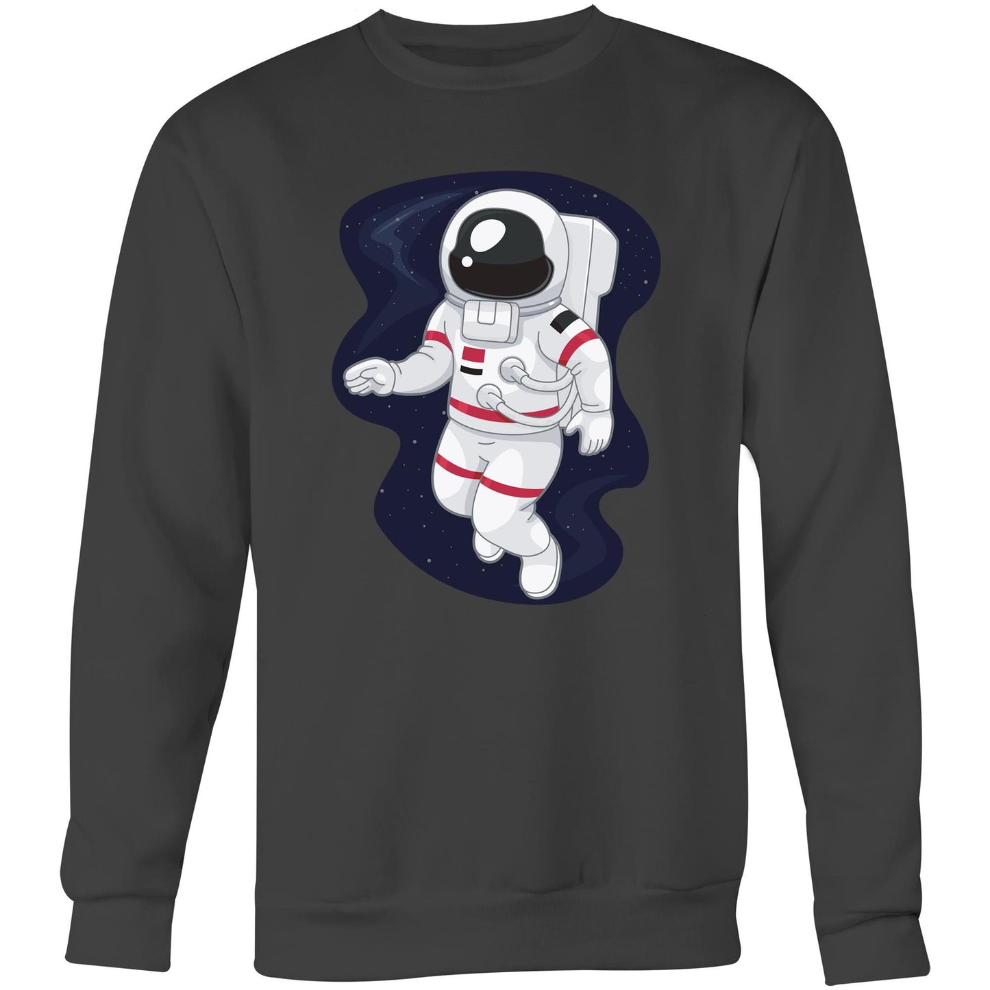 Astronaut - Crew Sweatshirt Coal Sweatshirt Mens Space Womens