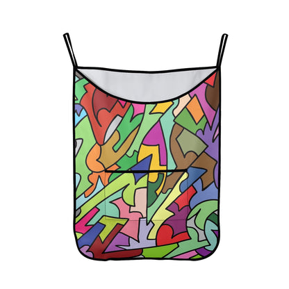 Bright Abstract - Hanging Laundry Bag Hanging Laundry Bag Printed Offshore