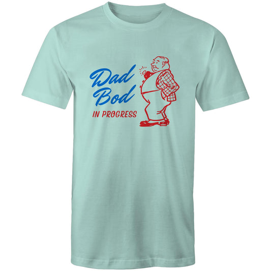 Dad Bod In Progress - Mens T-Shirt Aqua Mens T-shirt Dad