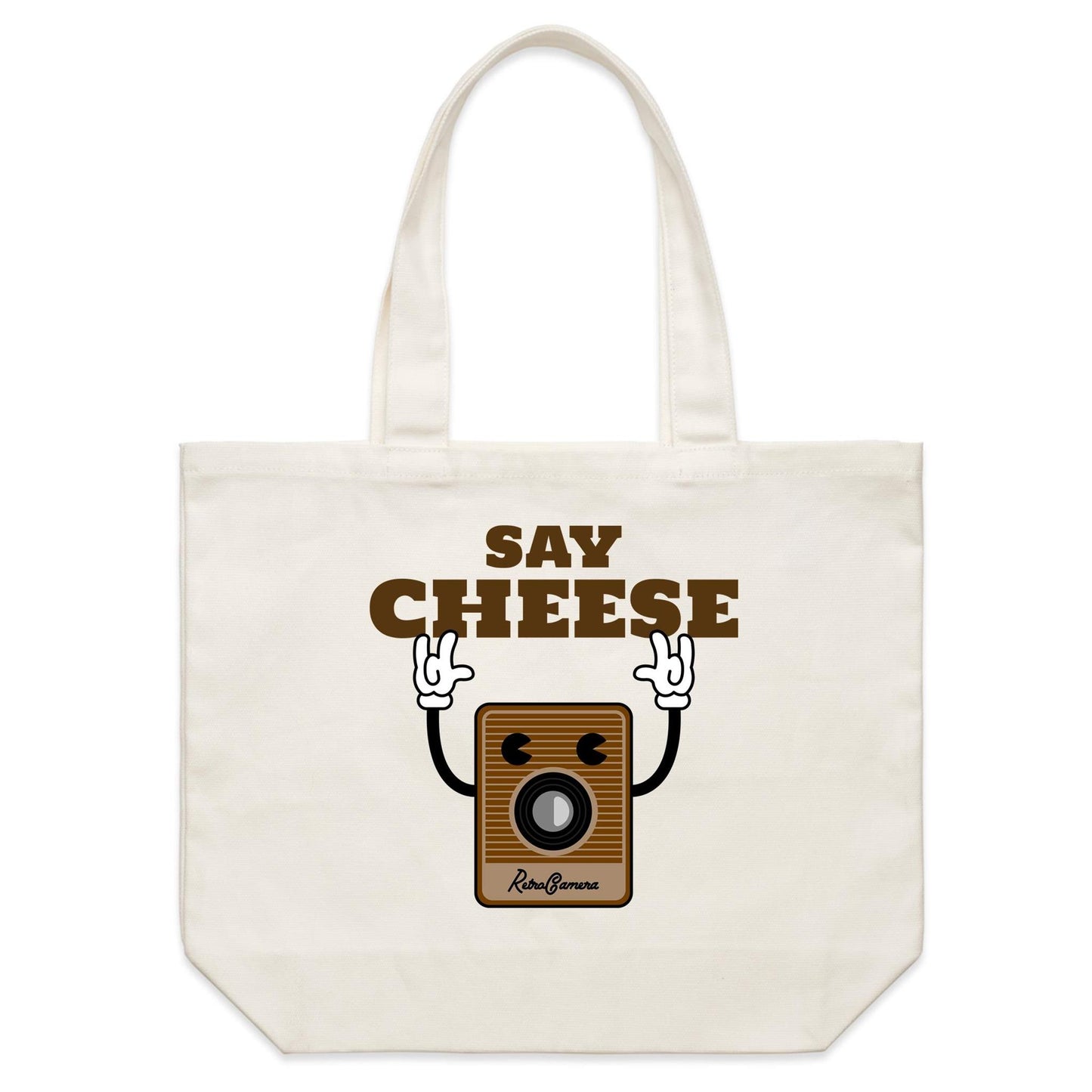Say Cheese - Shoulder Canvas Tote Bag Default Title Shoulder Tote Bag