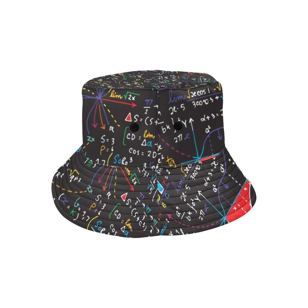 Colourful Maths Formulas - Bucket Hat for Men All Over Print Bucket Hat for Men Maths Printed Offshore Science