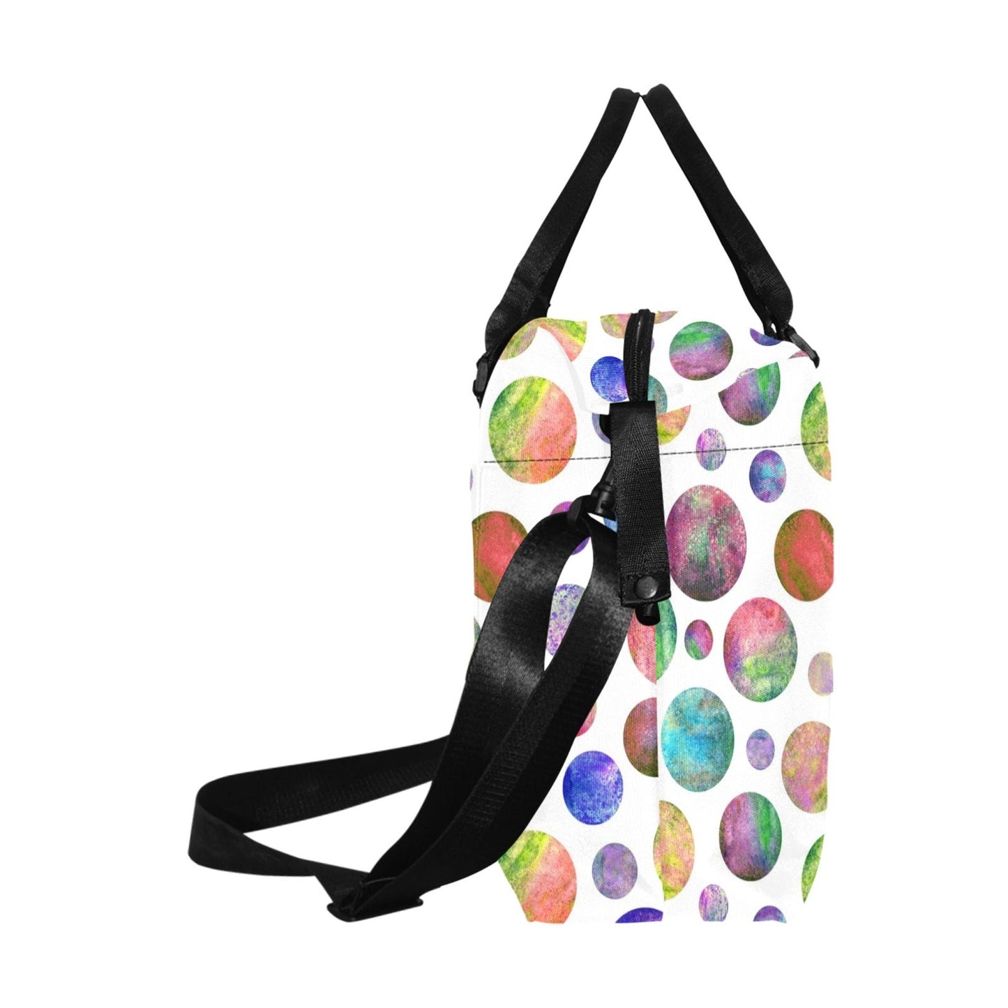 Watercolour Planets - Square Duffle Bag Square Duffle Bag