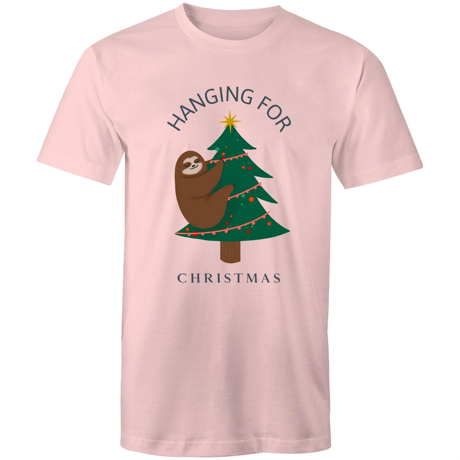 Hanging For Christmas - Mens T-Shirt Pink Christmas Mens T-shirt Merry Christmas