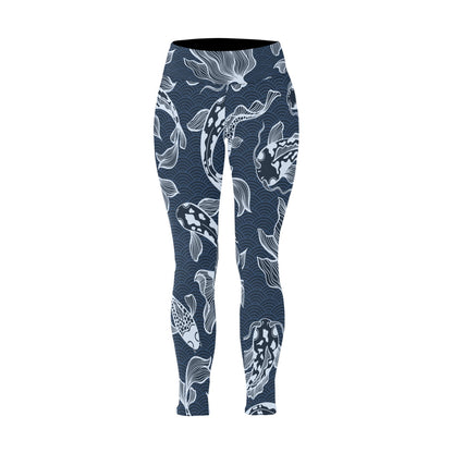 Blue Fish - Women's Plus Size High Waist Leggings Women's Plus Size High Waist Leggings animal