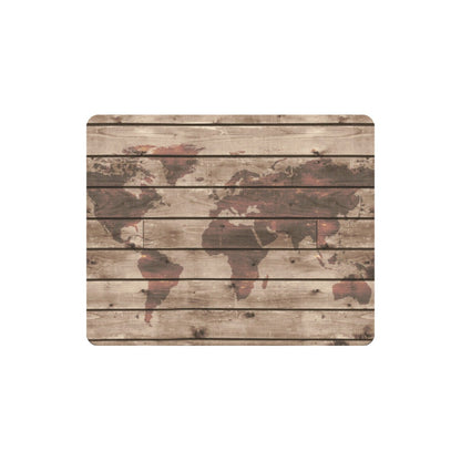 Map On Wood - Mousepad Mousepad