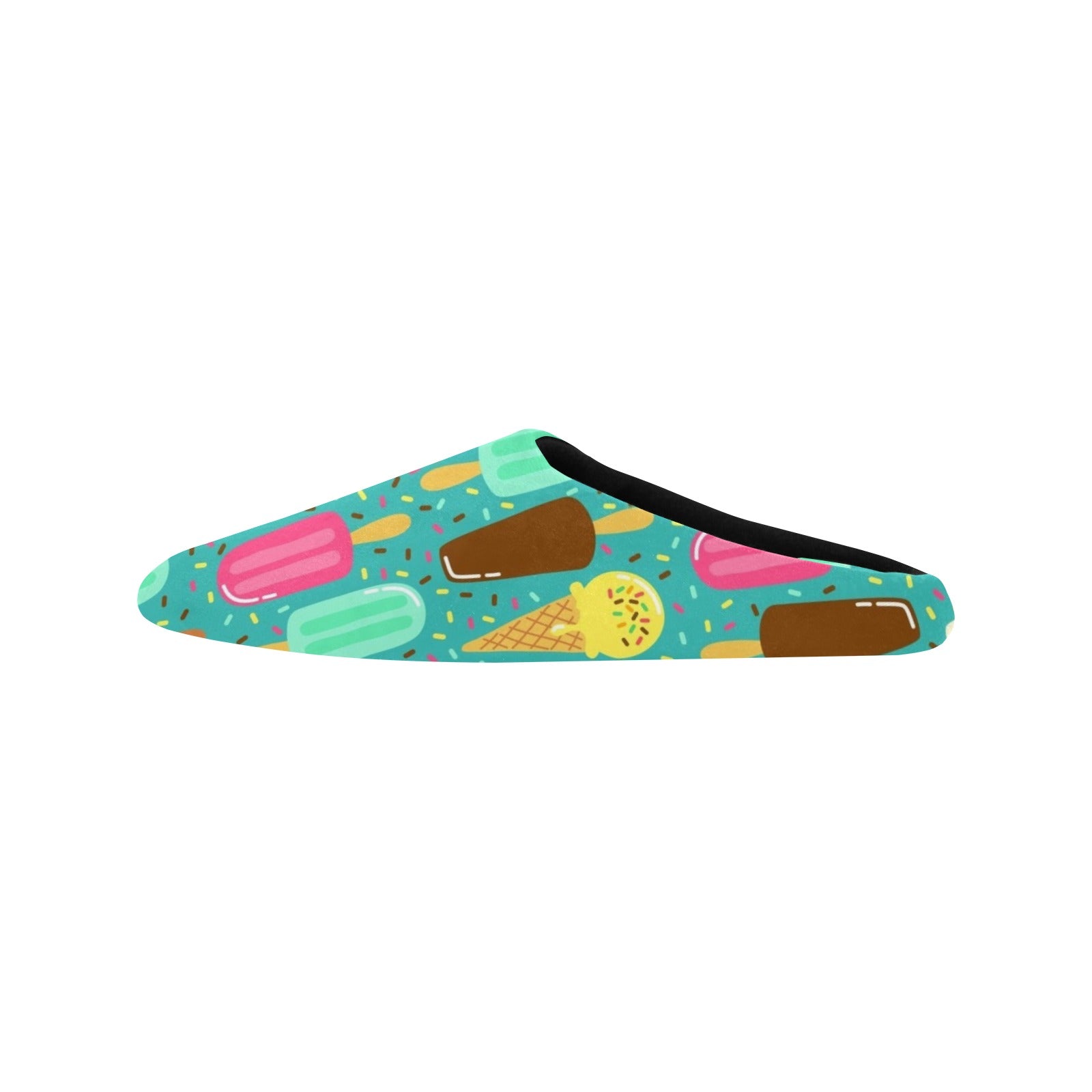 Ice Cream - Women's Non-Slip Cotton Slippers Women's Non-Slip Cotton Slippers Food Printed Offshore