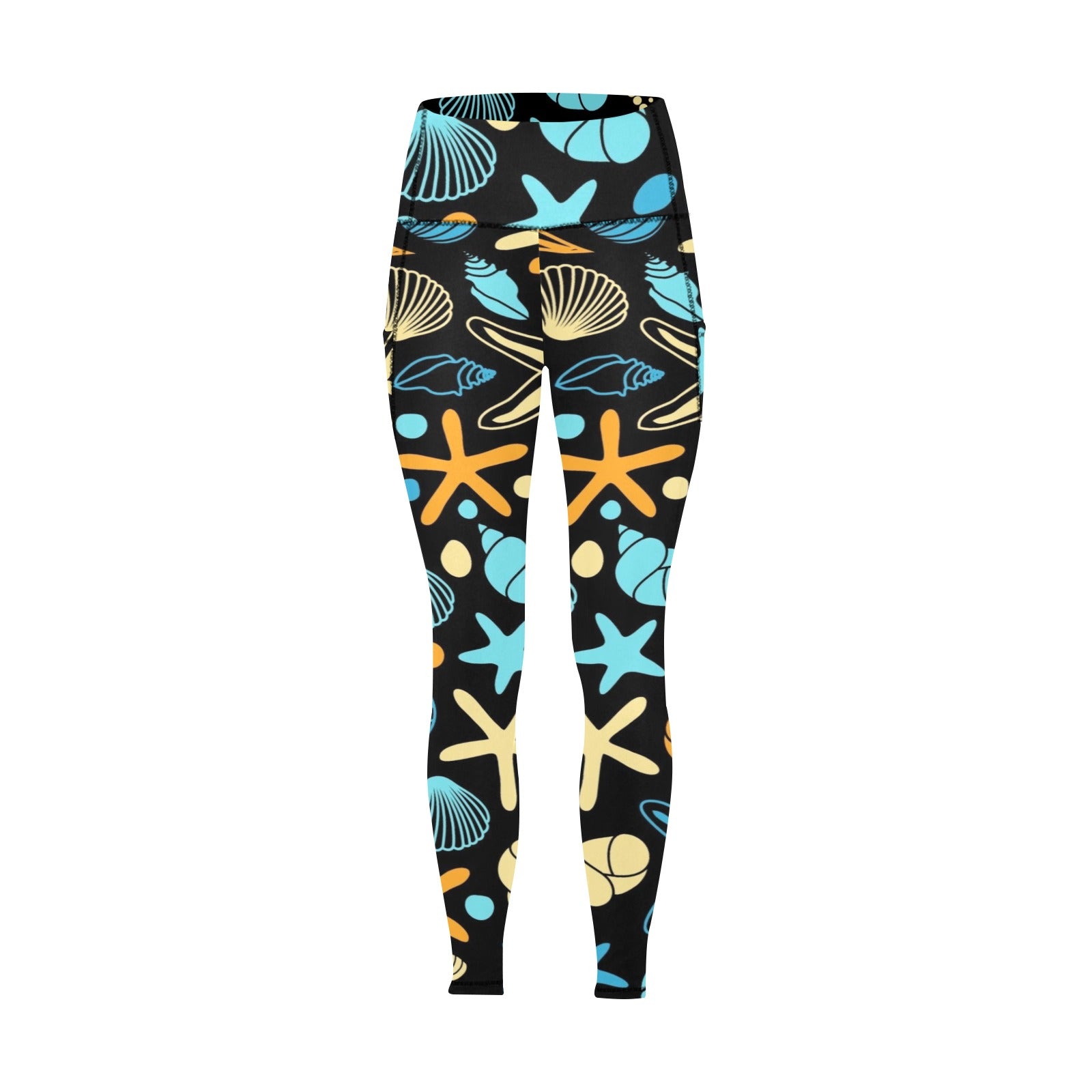 Starfish And Shells - Women's Leggings with Pockets Women's Leggings with Pockets S - 2XL