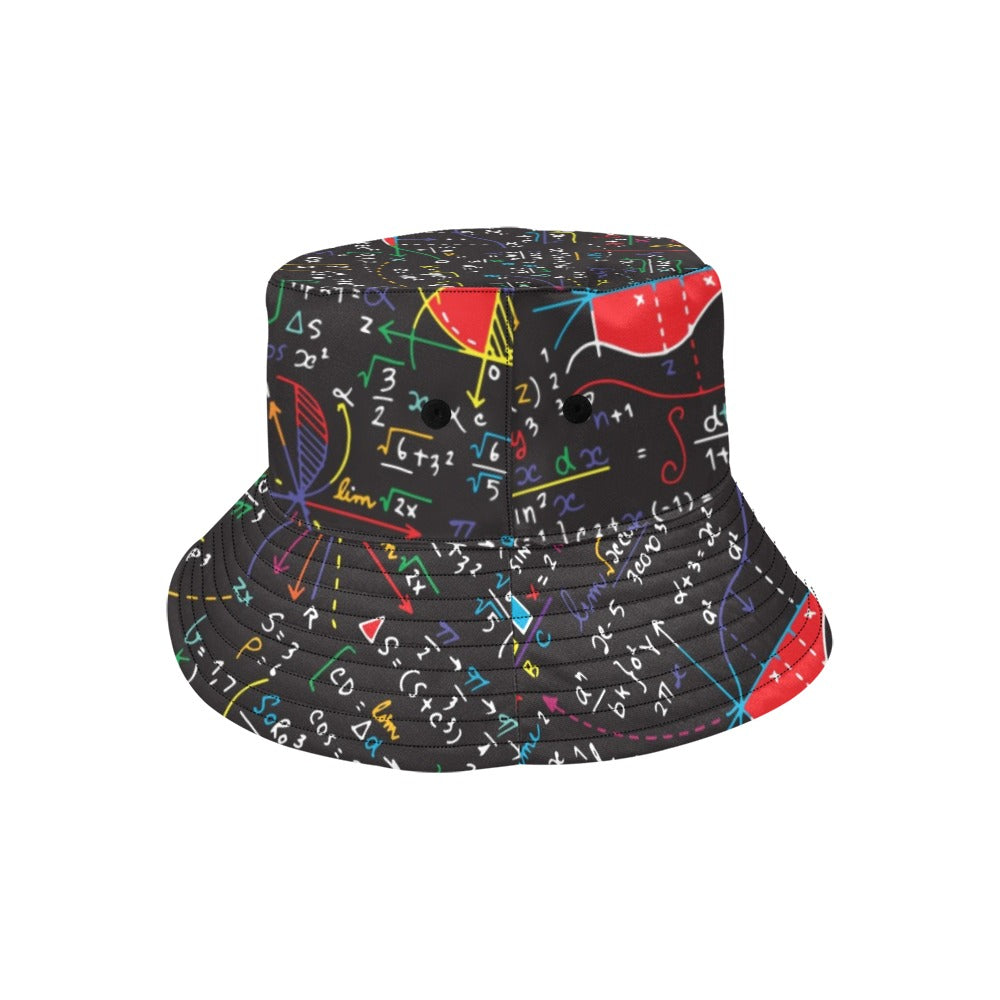Colourful Maths Formulas - Bucket Hat Bucket Hat for Women Maths Science