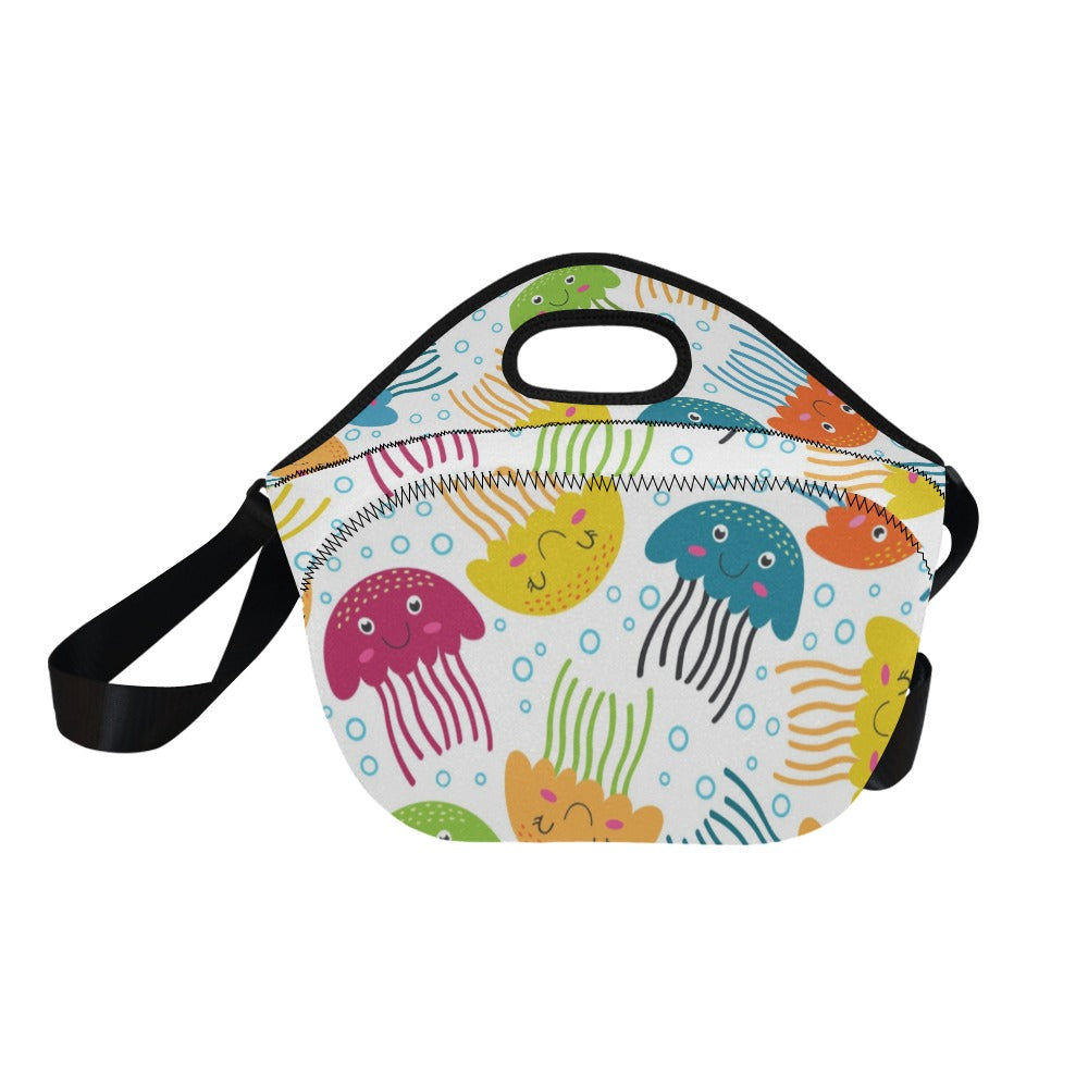 Jellyfish - Neoprene Lunch Bag/Large Neoprene Lunch Bag/Large animal Printed Offshore