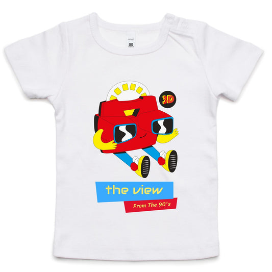 The View From The 90's - Baby T-shirt White Baby T-shirt Retro