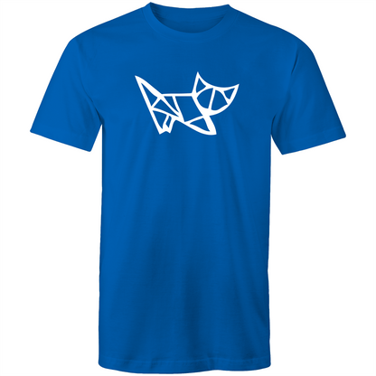 Origami Kitten - Mens T-Shirt Bright Royal Mens T-shirt animal Mens