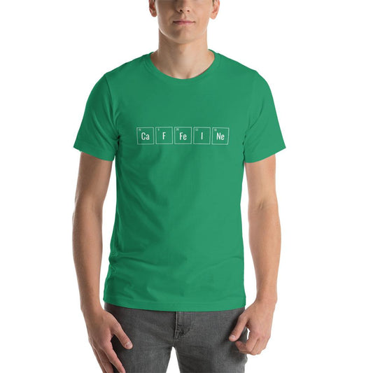 Caffeine Symbols - Mens T-Shirt Mens T-shirt Coffee Mens Science