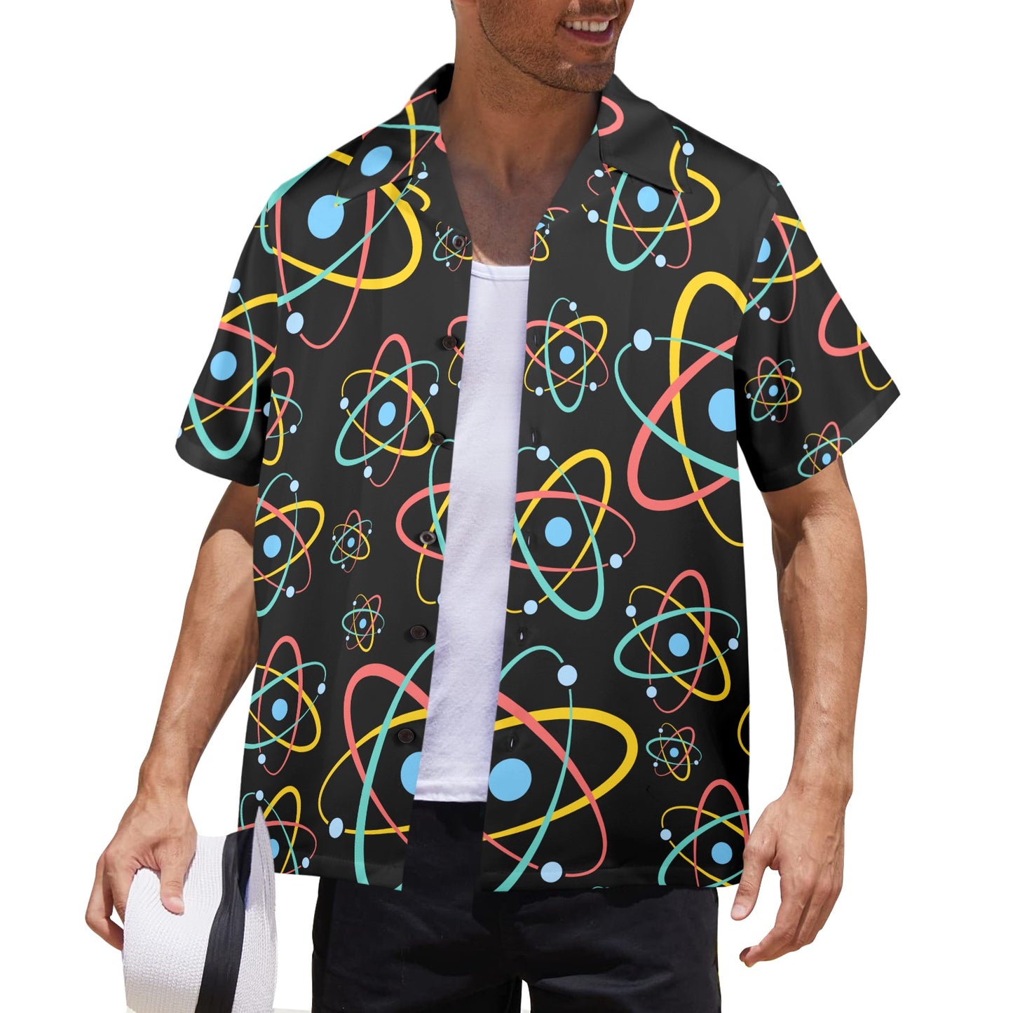 Atoms - Mens Hawaiian Shirt Mens Hawaiian Shirt