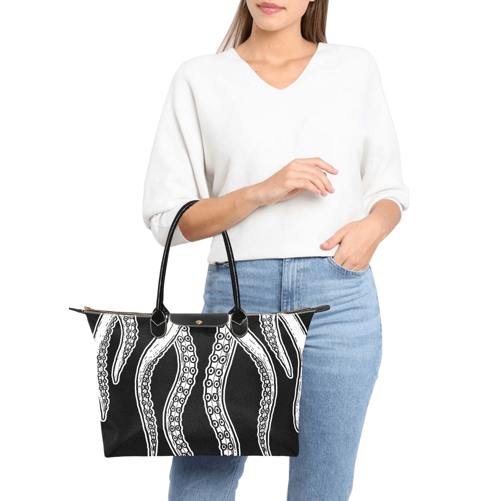 Octopus Tentacles - Single-Shoulder Handbag Single Shoulder Handbag Printed Offshore