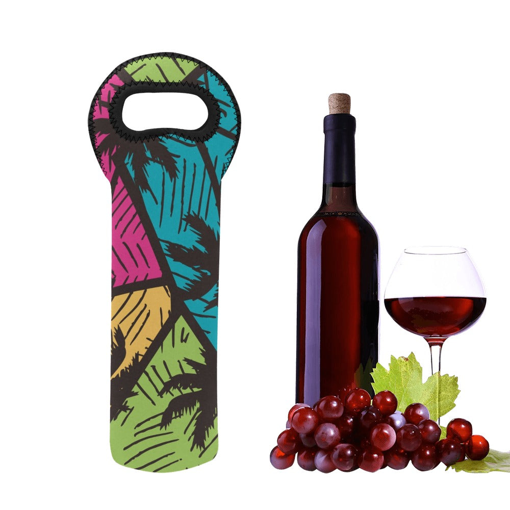 Palm Trees - Neoprene Wine Bag Wine Bag