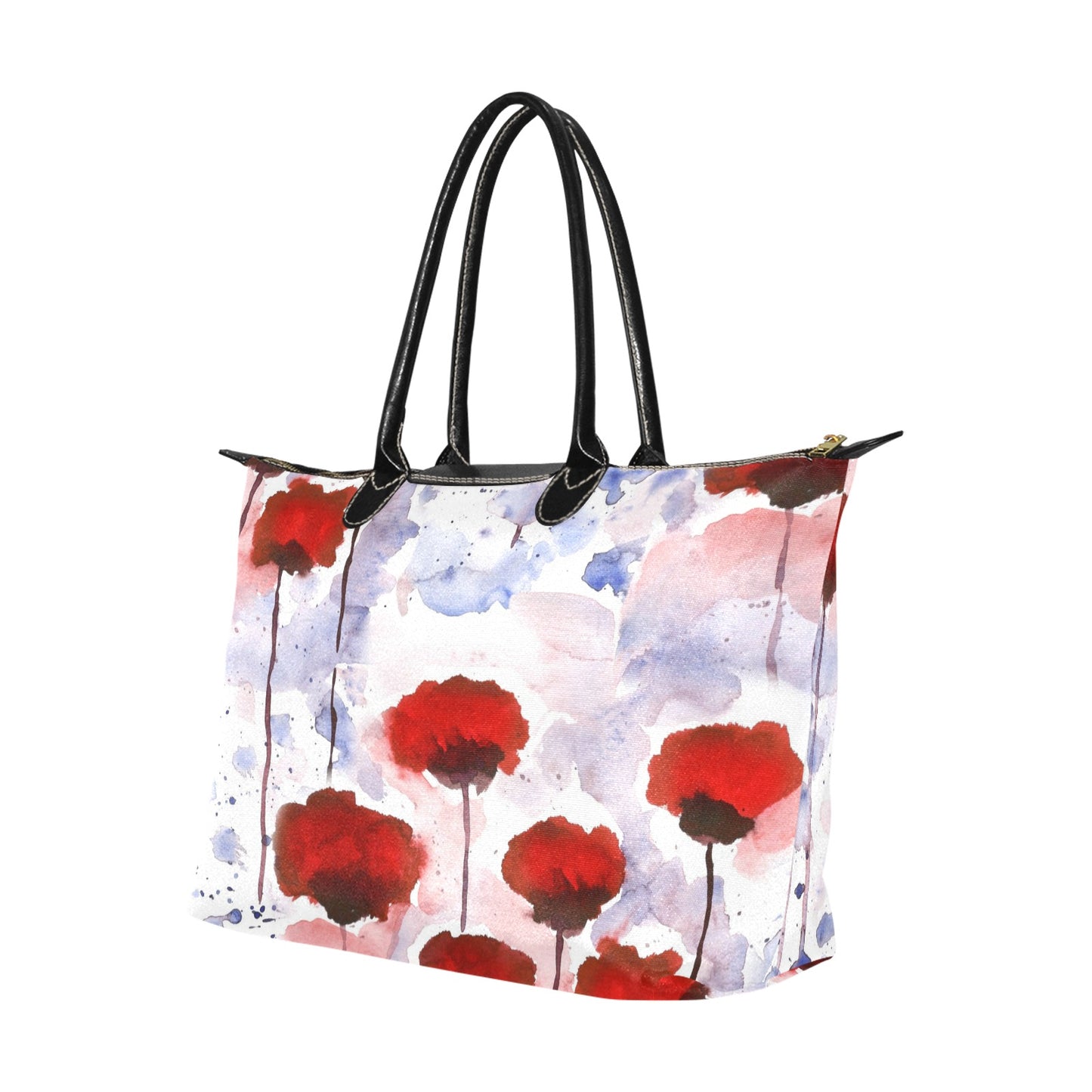 Watercolour Poppy - Single-Shoulder Handbag Single Shoulder Handbag Printed Offshore