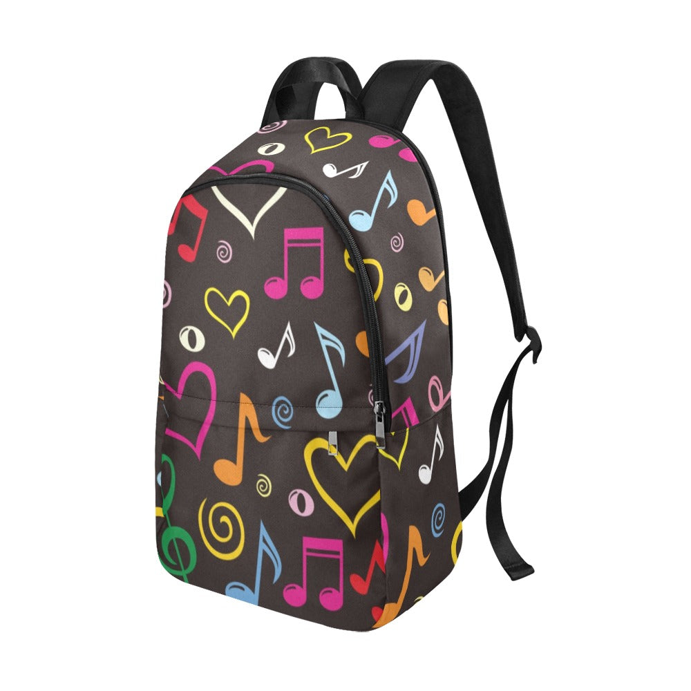 Musical Notes - Fabric Backpack for Adult Adult Casual Backpack
