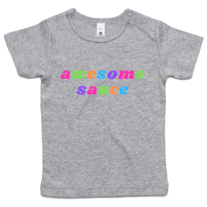Awesome Sauce - Baby T-shirt Grey Marle Baby T-shirt kids